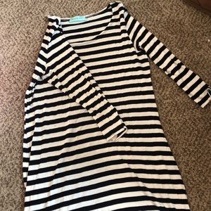 Cute long striped shirt